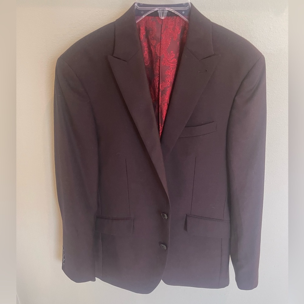 Joseph Abboud maroon blazer